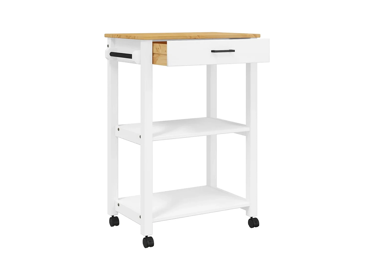 Carrinho de cozinha MONZA 60x40x88,5 cm madeira de pinho maciça