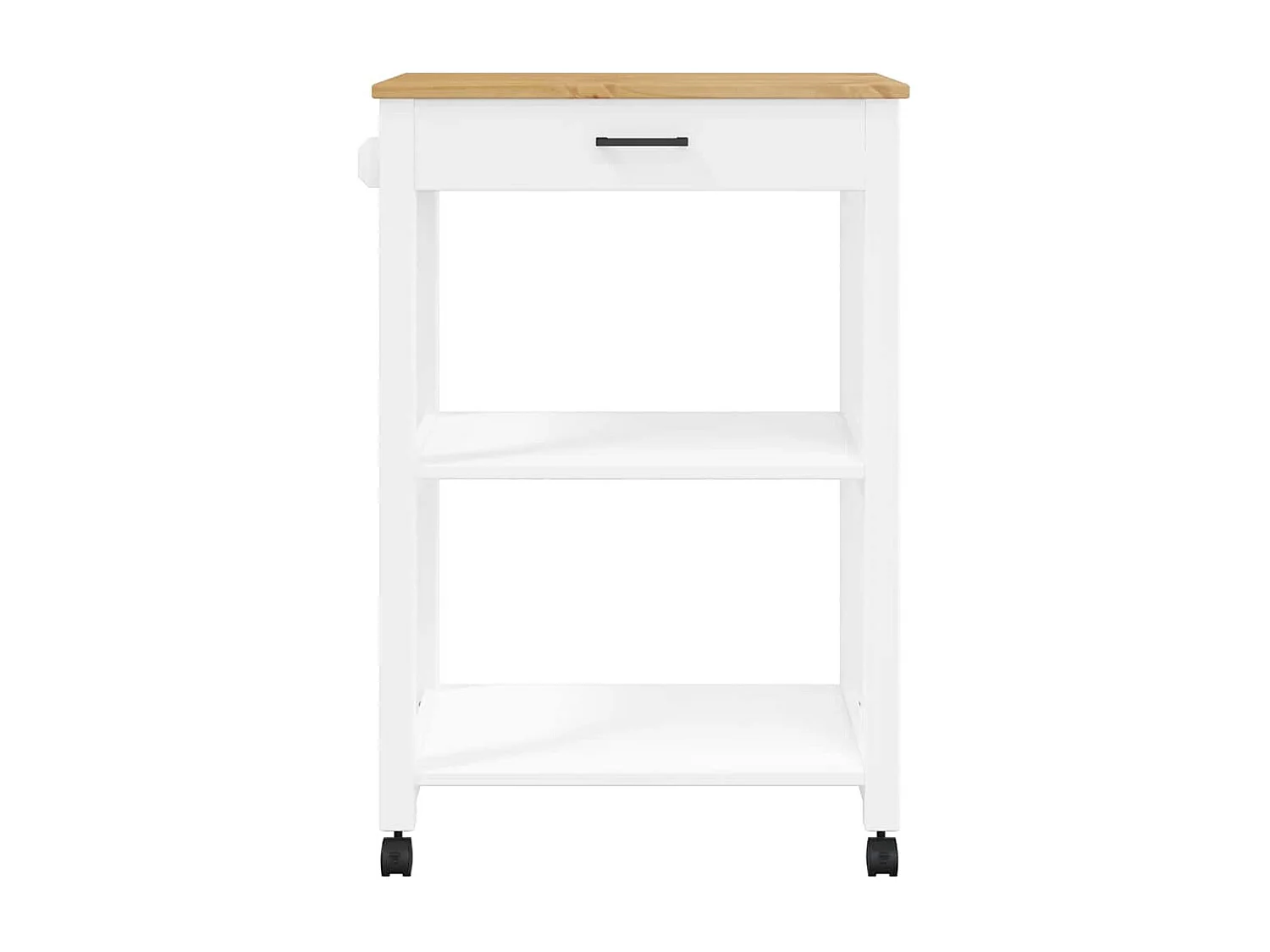 Carrello da Cucina MONZA 60x40x88,5 cm in Legno Massello di Pino