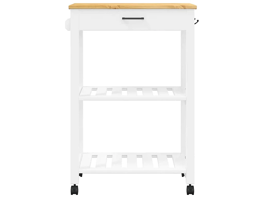 Küchenwagen MONZA 60x40x88,5 cm Massivholz Kiefer