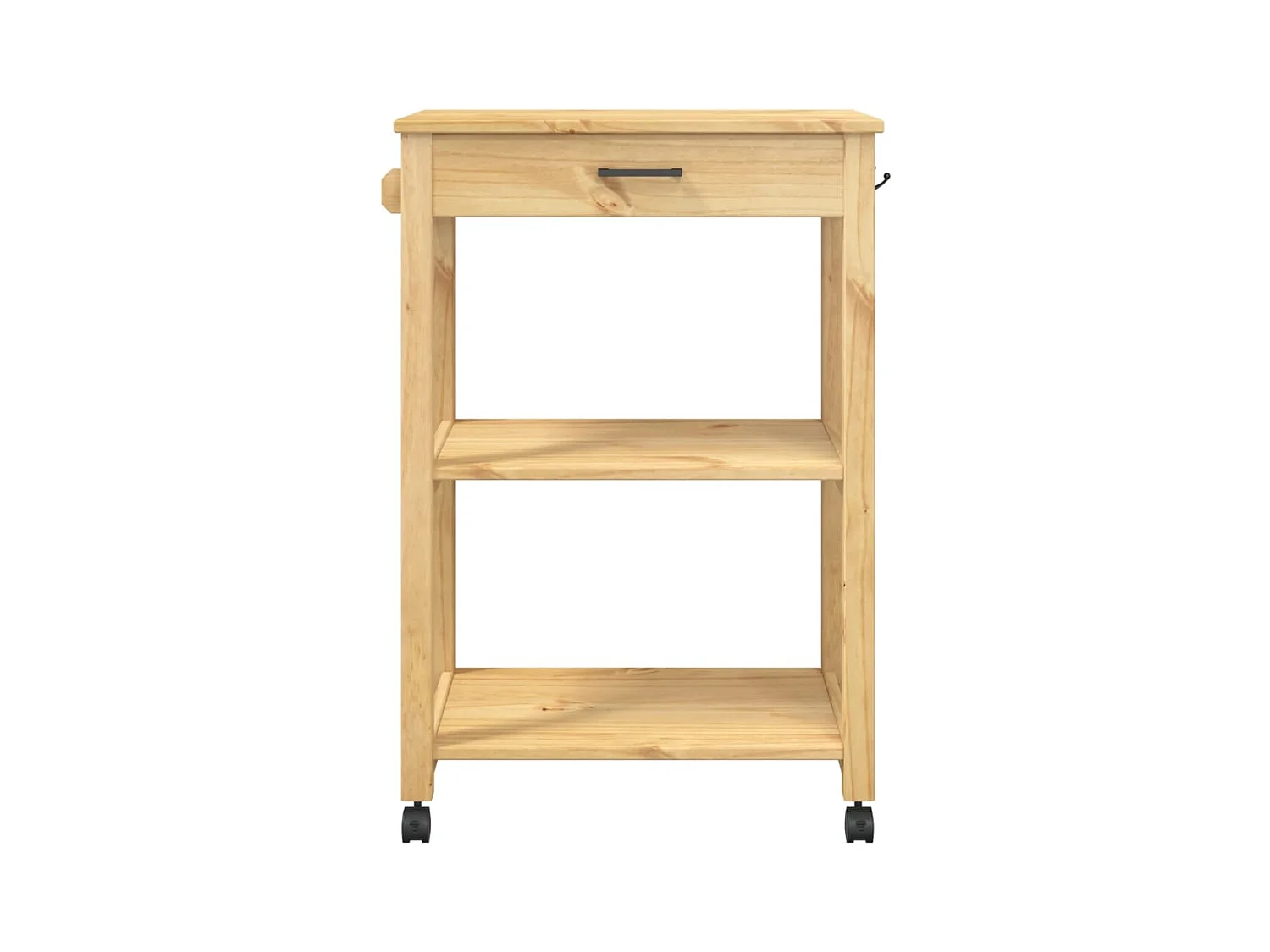 Chariot de cuisine MONZA 60x40x88,5 cm bois massif de pin
