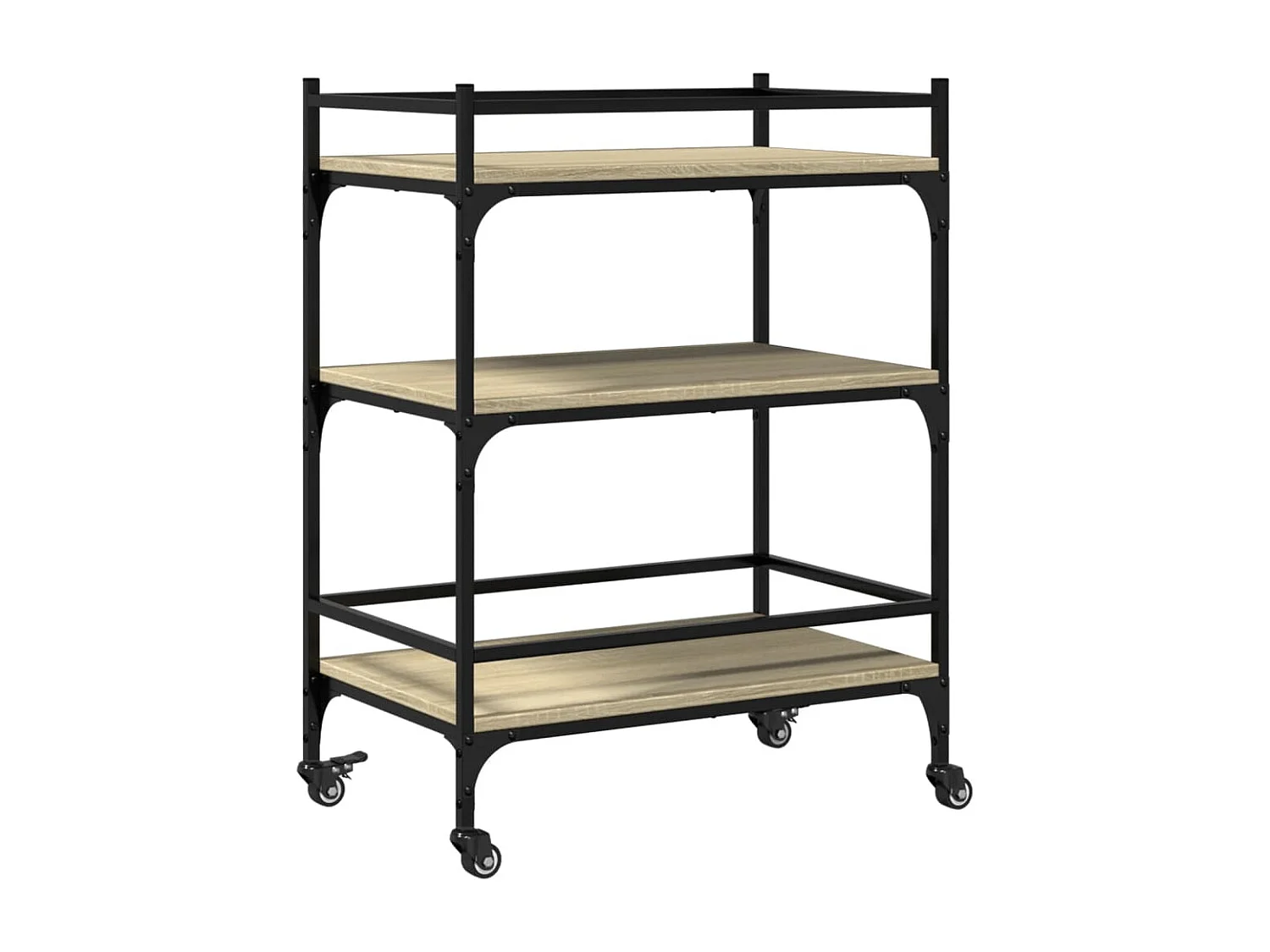 Küchenwagen Sonoma-Eiche 65x40x86,5 cm Holzwerkstoff