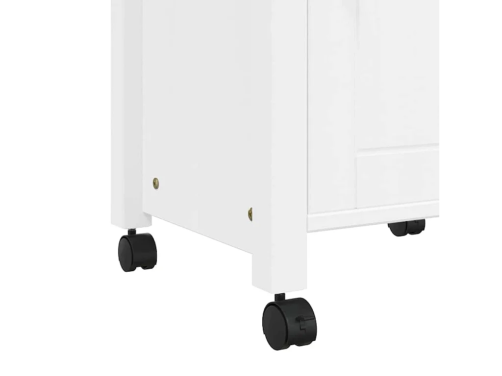 Chariot de cuisine MONZA 48x40x88,5 cm bois massif de pin