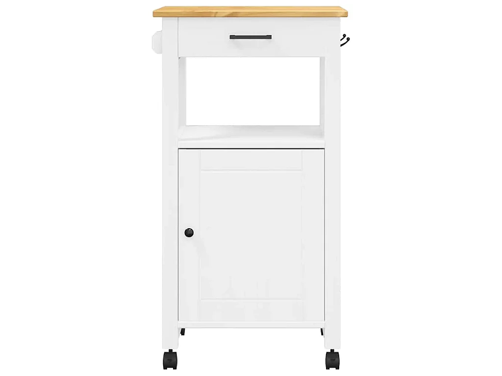 Küchenwagen MONZA 48x40x88,5 cm Massivholz Kiefer
