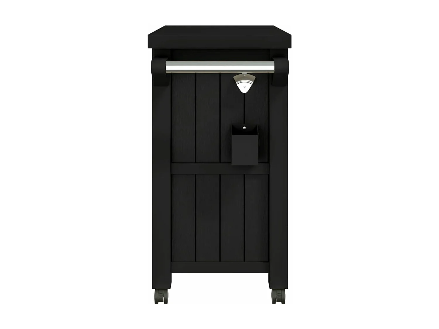 3-in-1 Servierwagen Schwarz Polypropylen