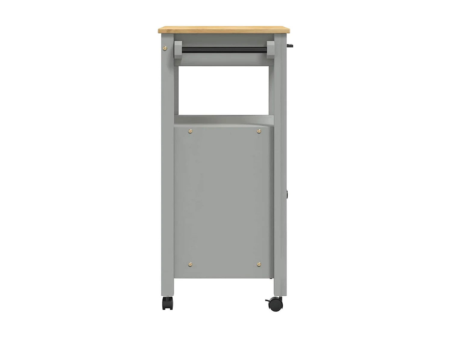 Chariot de cuisine MONZA 60x40x88,5 cm bois massif de pin