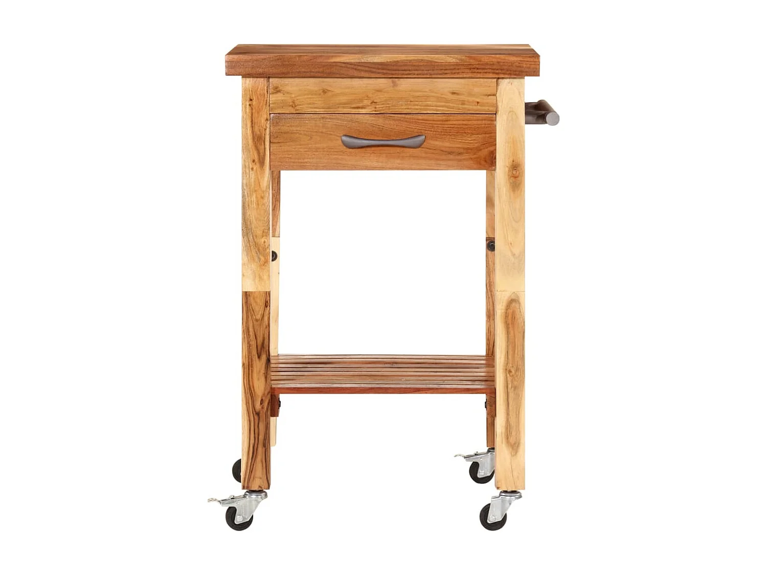 Küchenwagen 55x55x89 cm Massivholz Akazie