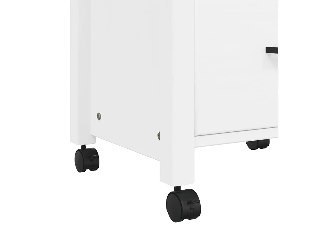 Chariot de cuisine MONZA 48x40x88,5 cm bois massif de pin