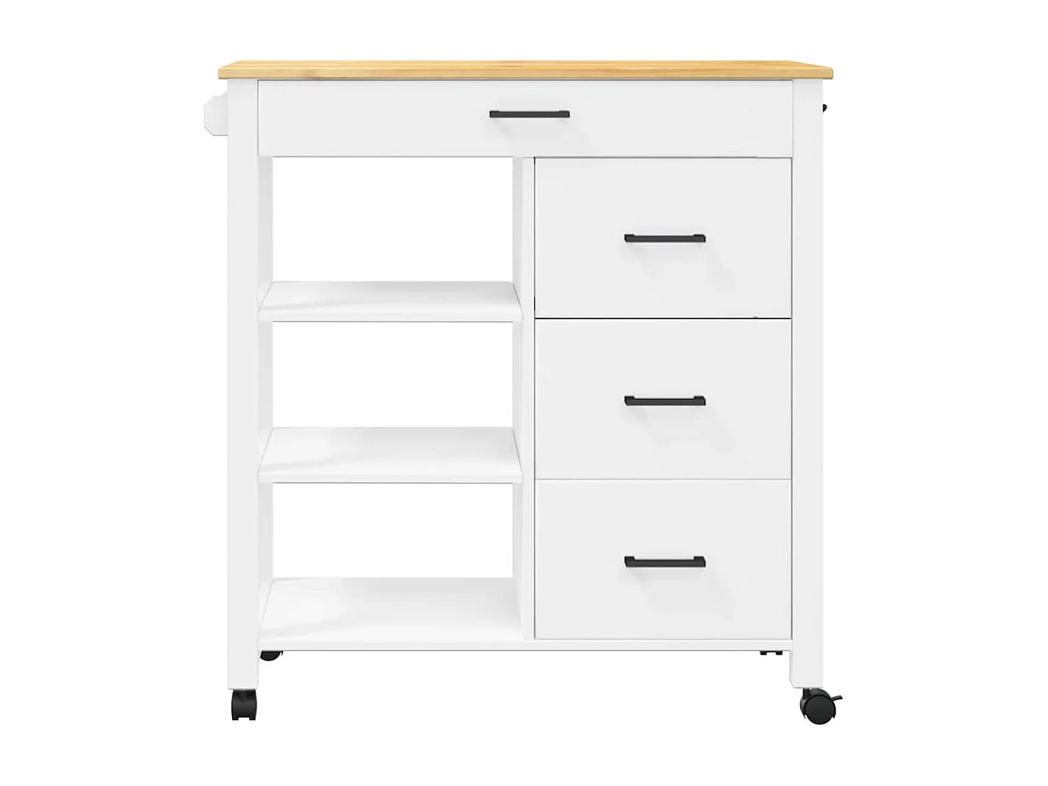 Küchenwagen MONZA 84x40x88,5 cm Massivholz Kiefer