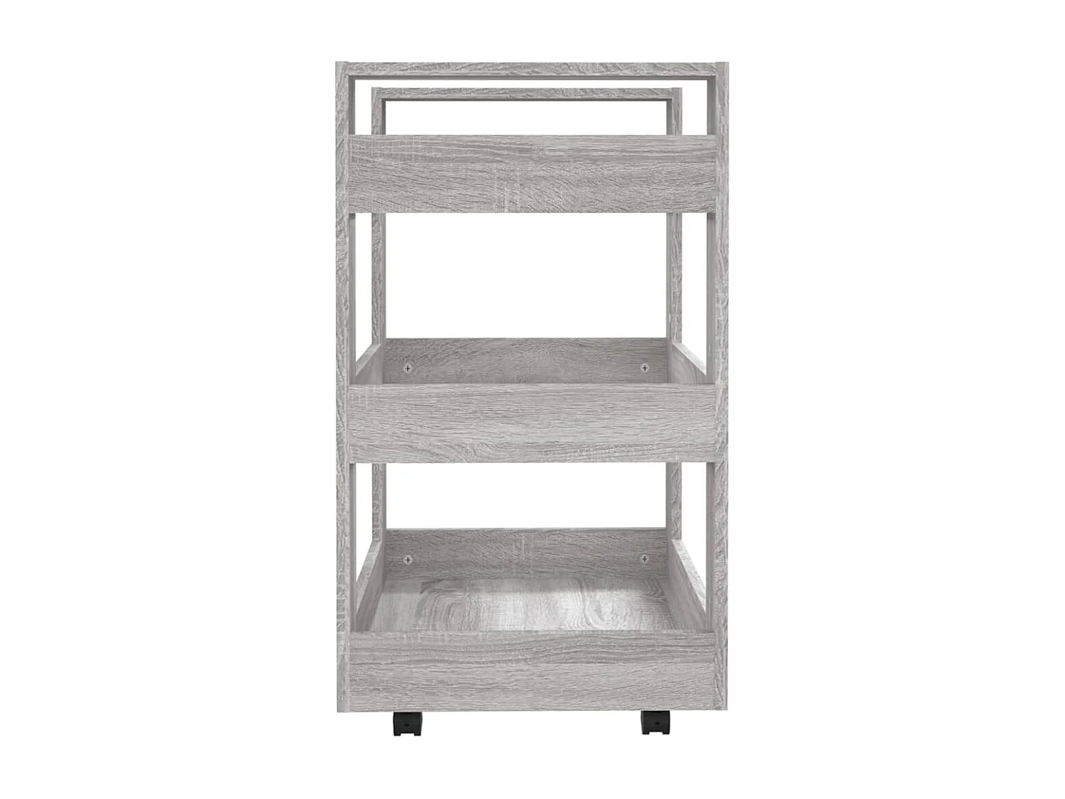 Küchenwagen Grau Sonoma 60x45x80 cm Holzwerkstoff