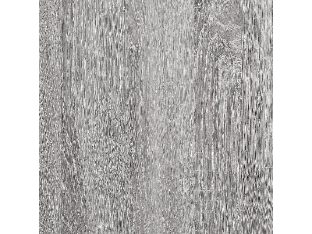 Chariot de cuisine Sonoma gris 60x45x80 cm Bois d'ingénierie