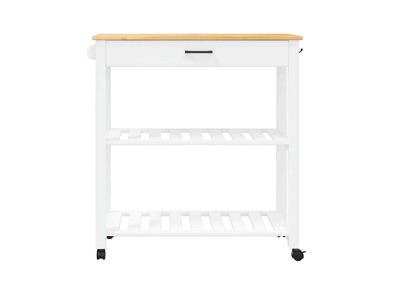 Chariot de cuisine MONZA 84x40x88,5 cm bois massif de pin