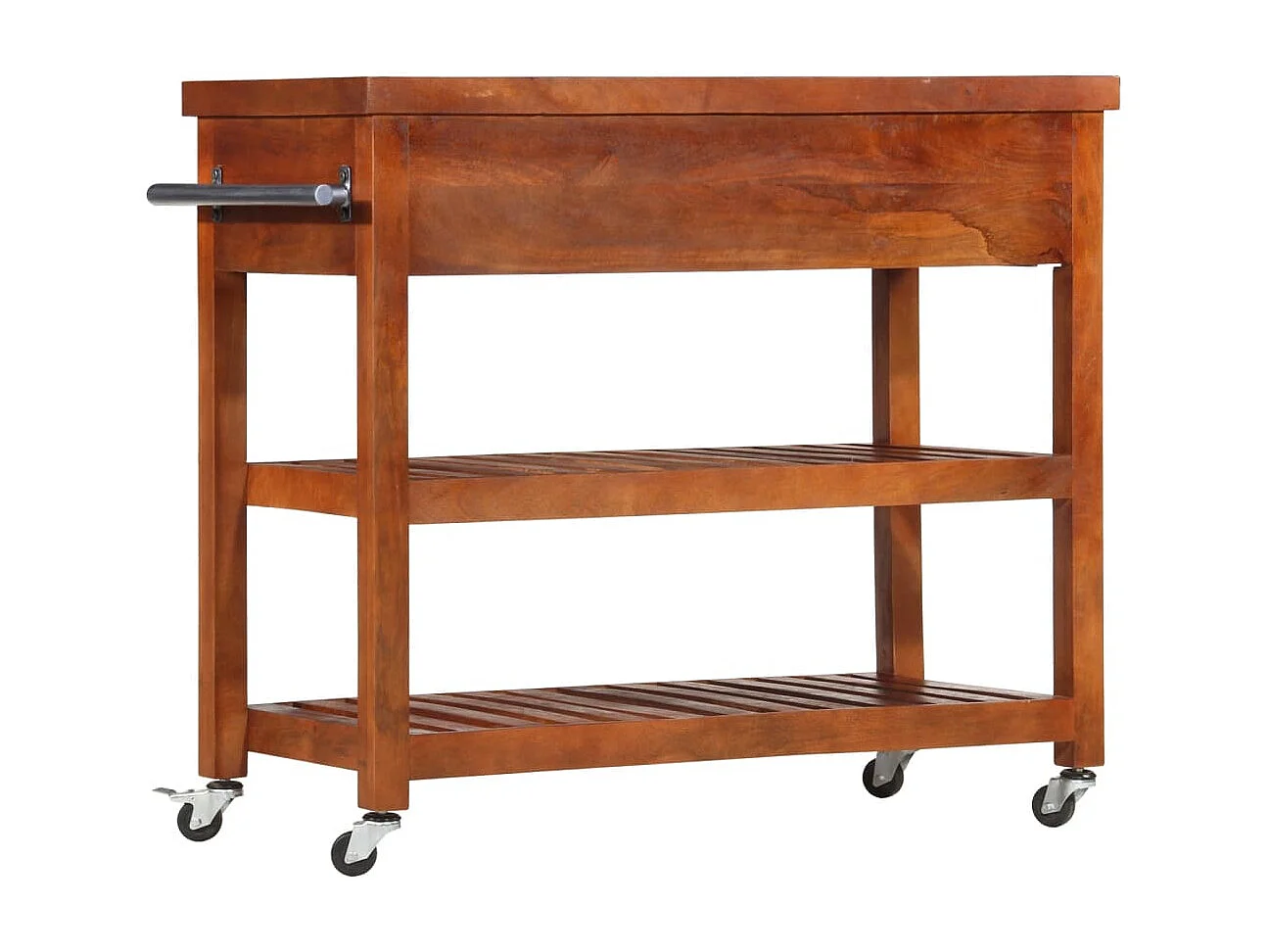 Servierwagen 100x48x89 cm Massivholz Akazie