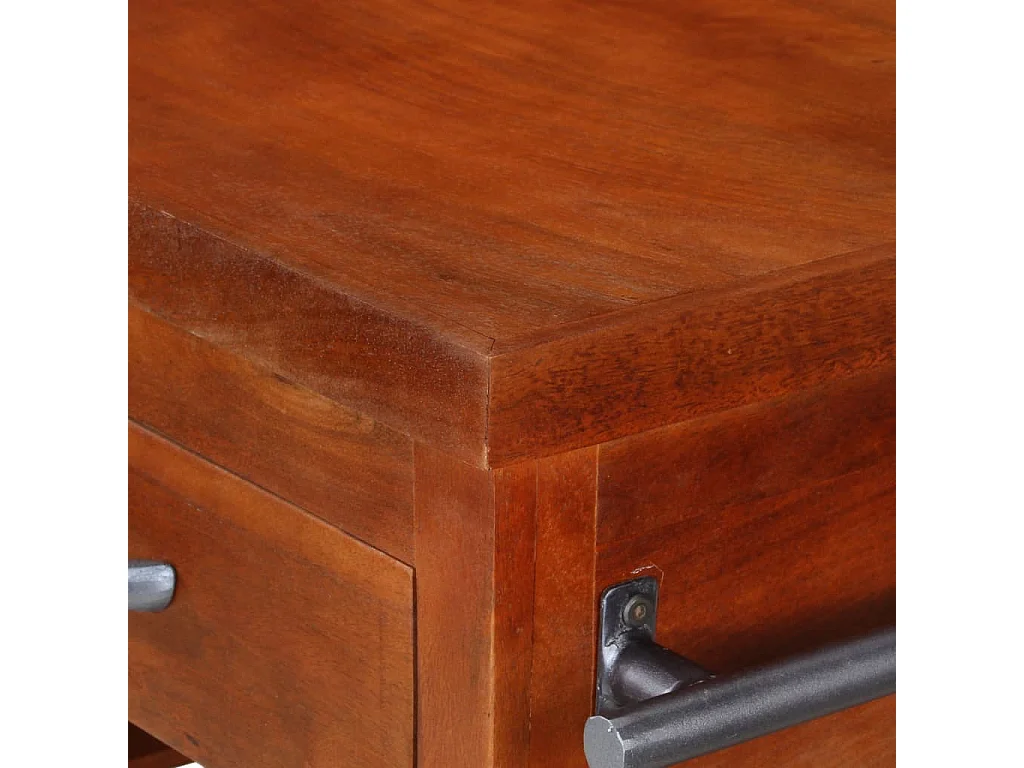 Chariot de cuisine 100x48x89 cm Bois d'acacia massif