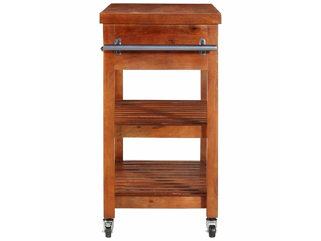 Servierwagen 100x48x89 cm Massivholz Akazie