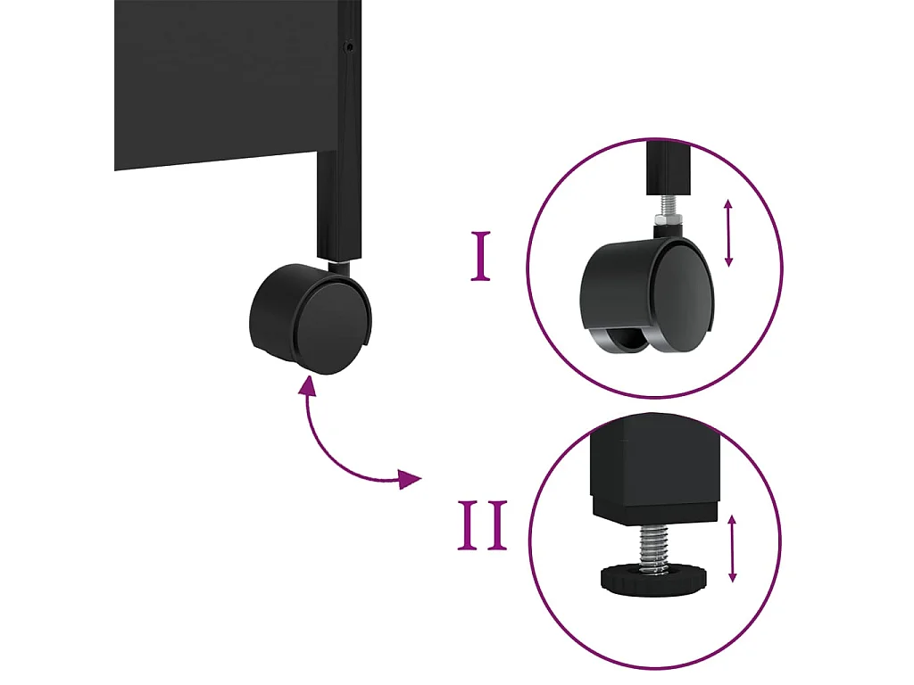 Chariot de cuisine sonoma gris 45x35x89,5 cm bois d'ingénierie