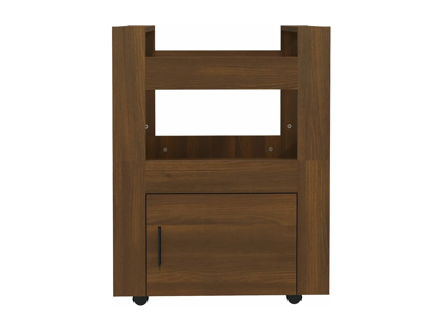 Chariot de cuisine Chêne marron 60x45x80 cm Bois d'ingénierie