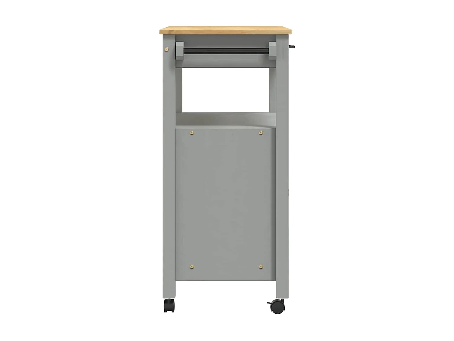 Chariot de cuisine MONZA 84x40x88,5 cm bois massif de pin