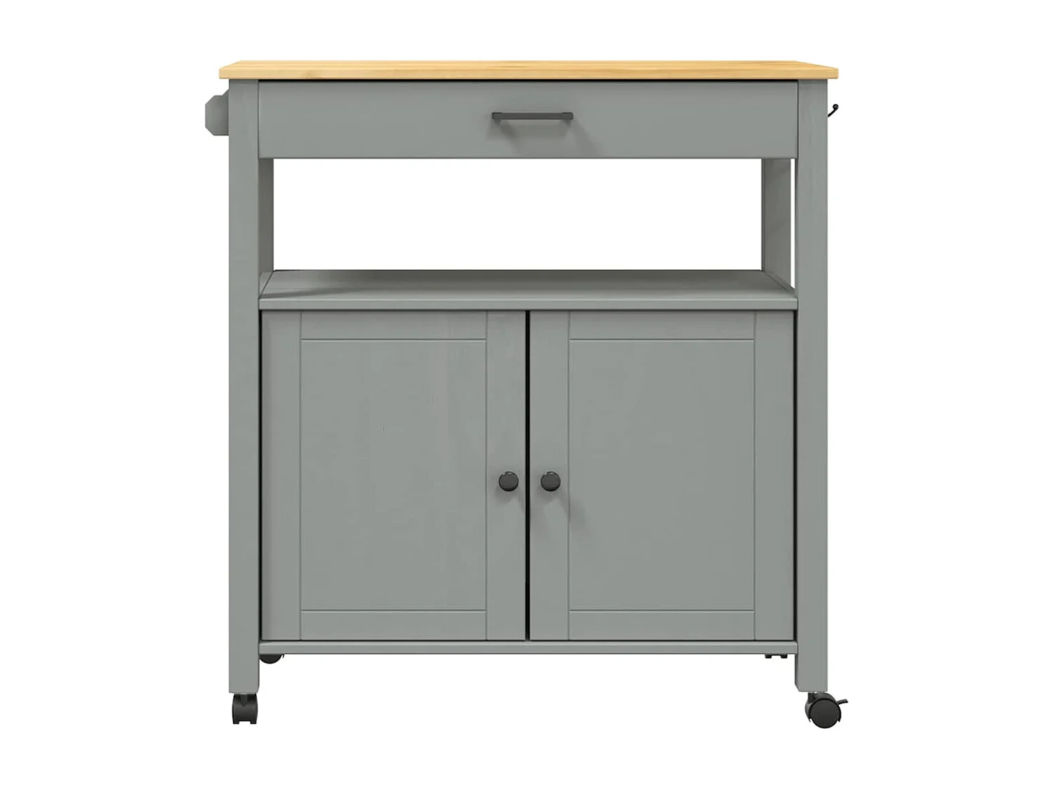 Keukentrolley MONZA 84x40x88,5 cm massief grenenhout