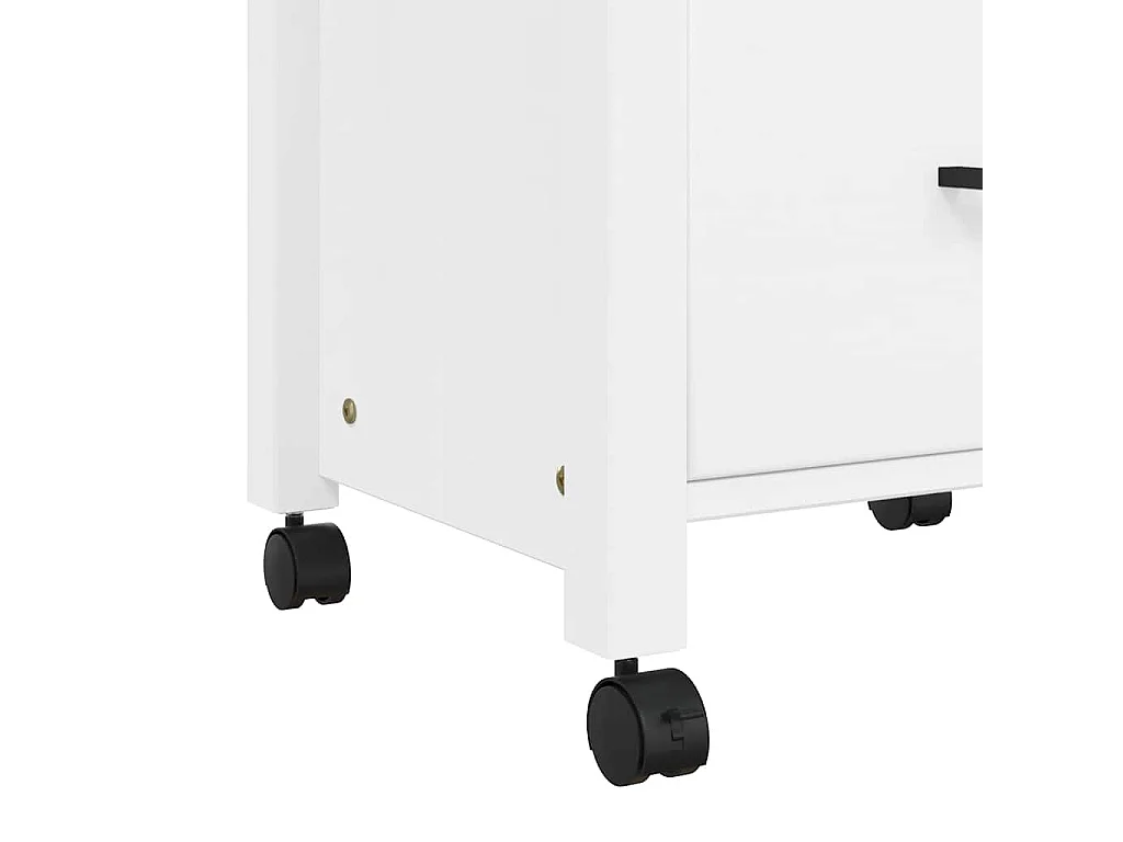 Chariot de cuisine MONZA 48x40x88,5 cm bois massif de pin