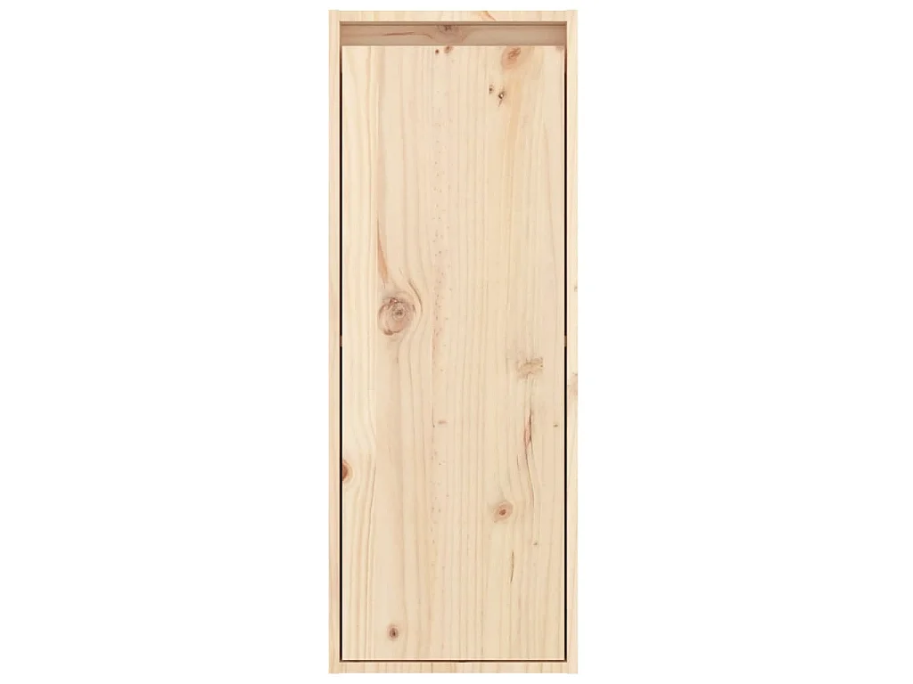 Armario de pared de madera maciza de pino 30x30x80 cm