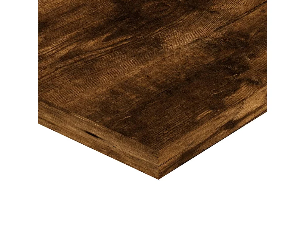 Wandschappen 4 st 100x20x1,5 cm bewerkt hout gerookt eikenkleur