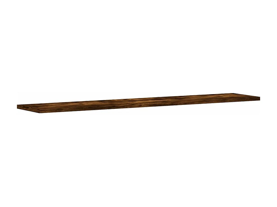 Étagères murales 4pcs chêne fumé 100x20x1,5cm bois d'ingénierie