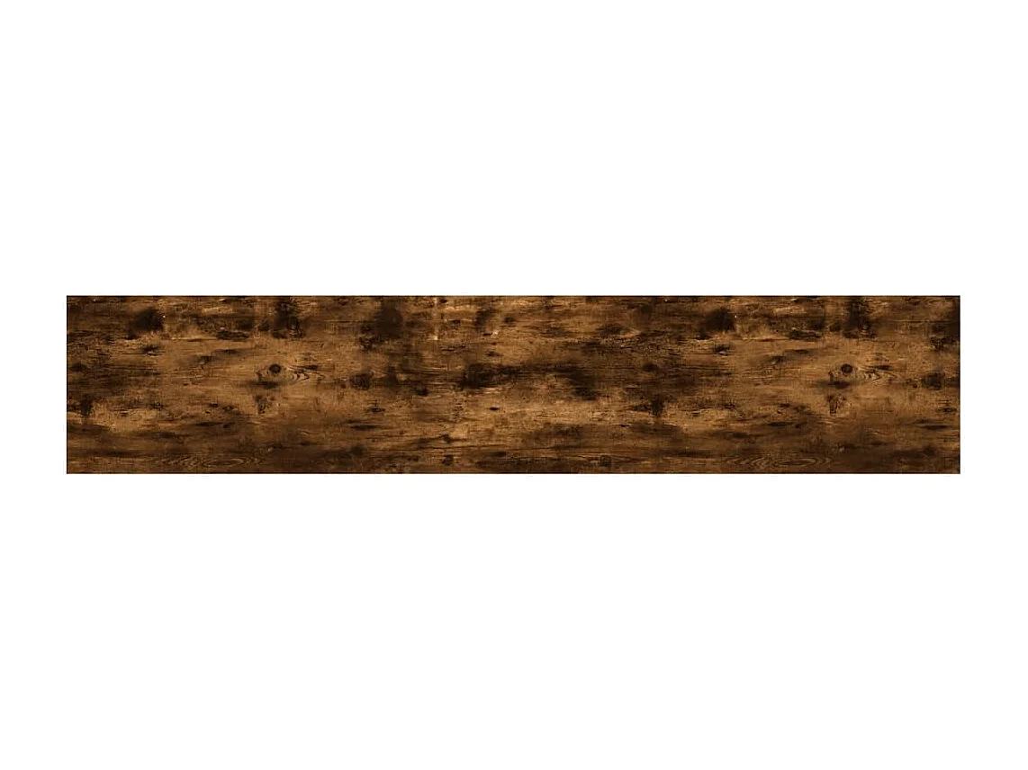 Étagères murales 4pcs chêne fumé 100x20x1,5cm bois d'ingénierie