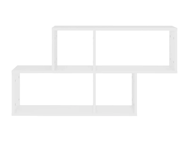 Étagère murale Blanc 100x18x53 cm Bois d’ingénierie