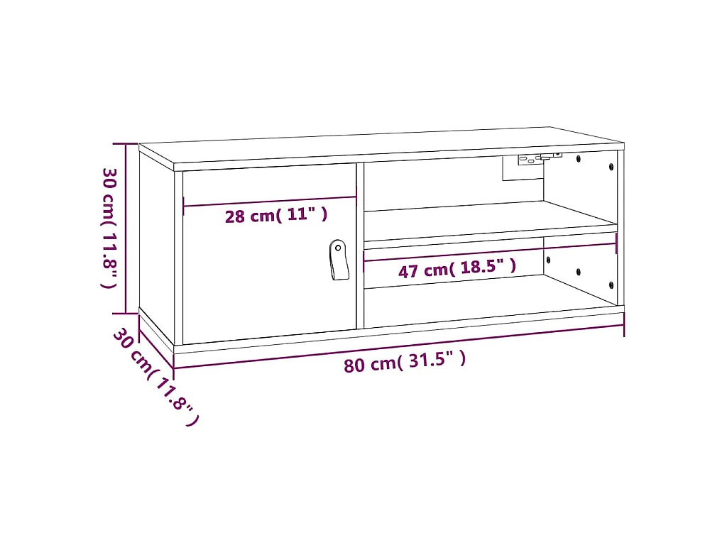 Armarios de pared 2 uds madera maciza pino gris 80x30x30 cm
