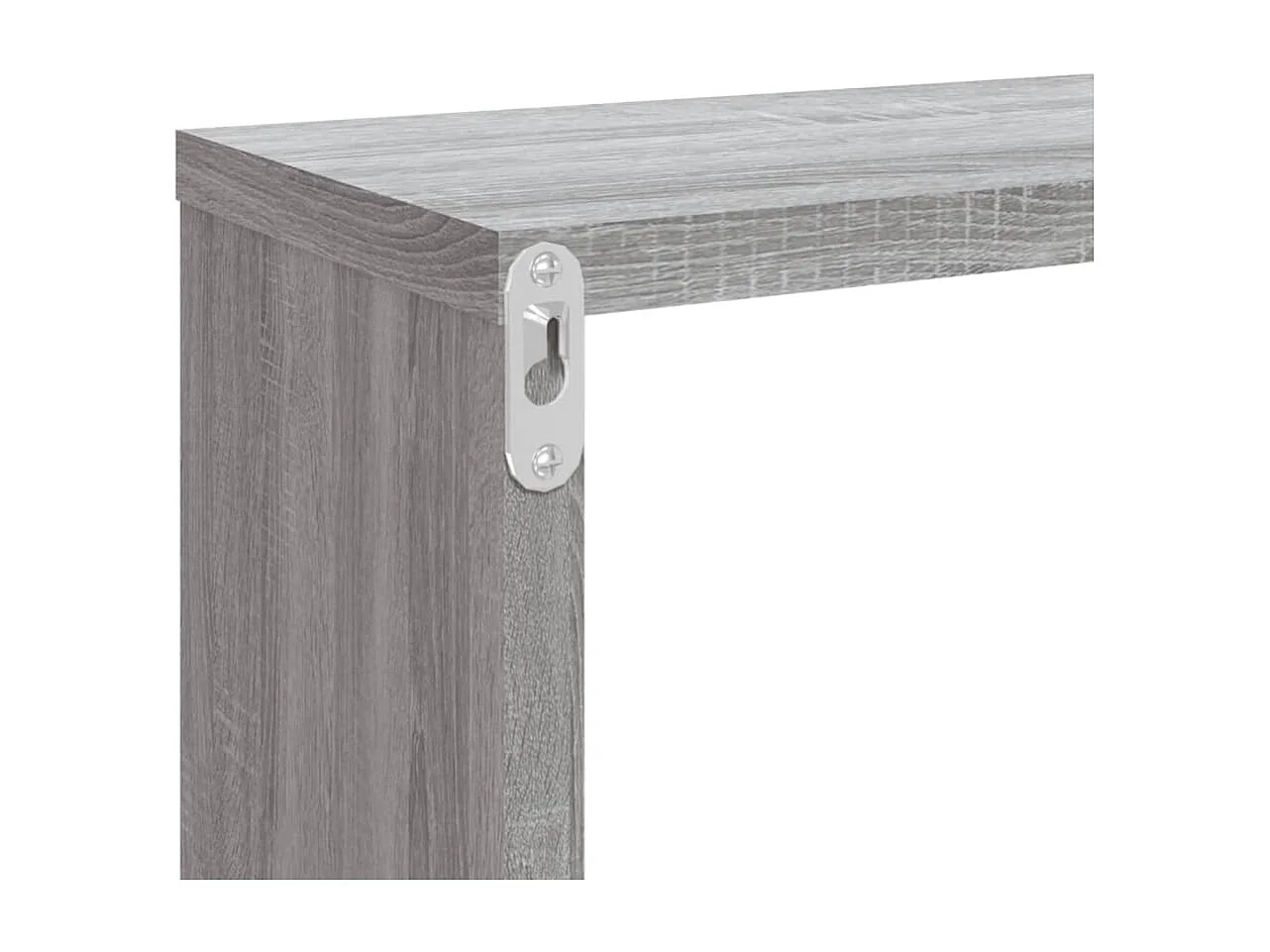 Mensole Cubo Muro 4 Grigio Sonoma 80x15x26,5 Legno Multistrato