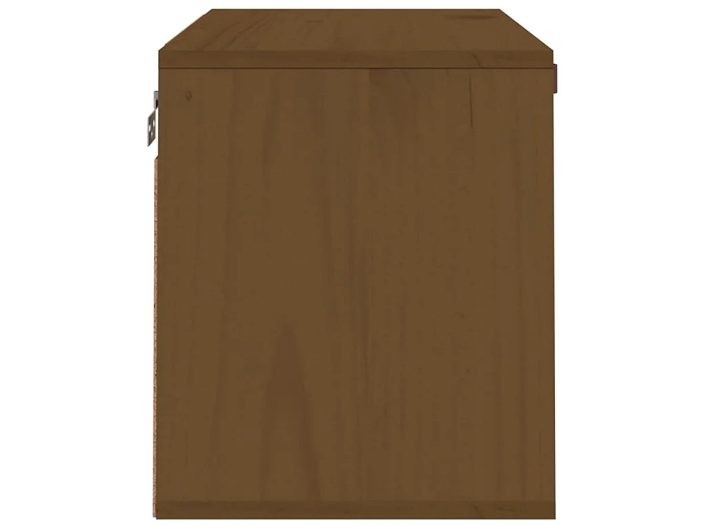 Wandschrank Honigbraun 60x30x35 cm Massivholz Kiefer