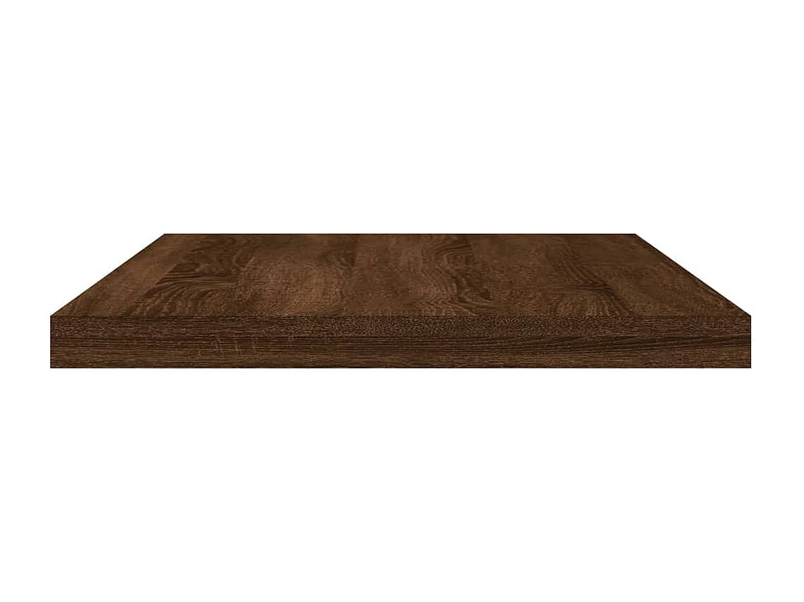Étagères murales 4 pcs chêne marron 40x20x1,5cm bois ingénierie