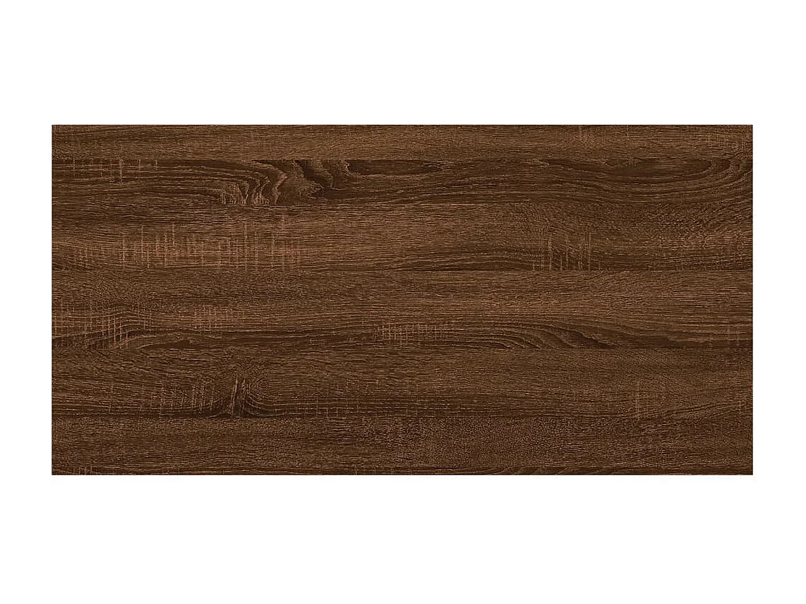 Étagères murales 4 pcs chêne marron 40x20x1,5cm bois ingénierie