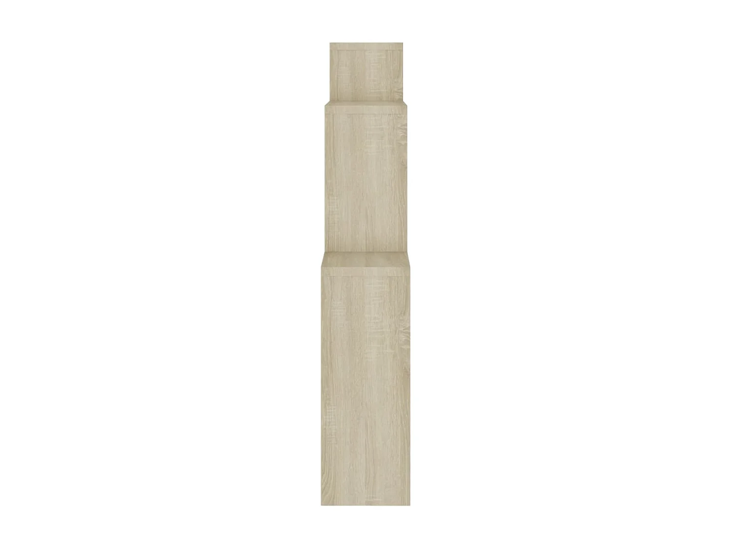 Étagère murale cube Chêne sonoma 80x15x78,5cm Bois d’ingénierie
