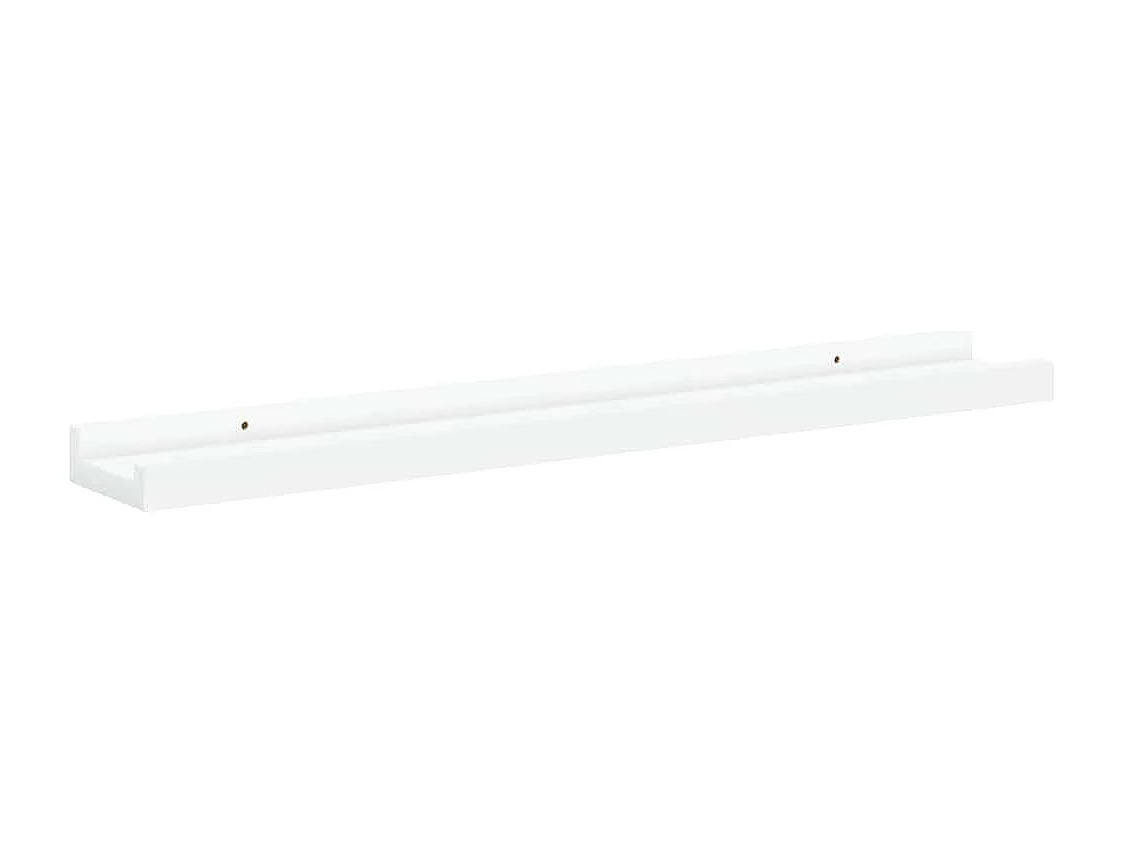 Étagères murales 4 pcs Blanc 60x9x3 cm