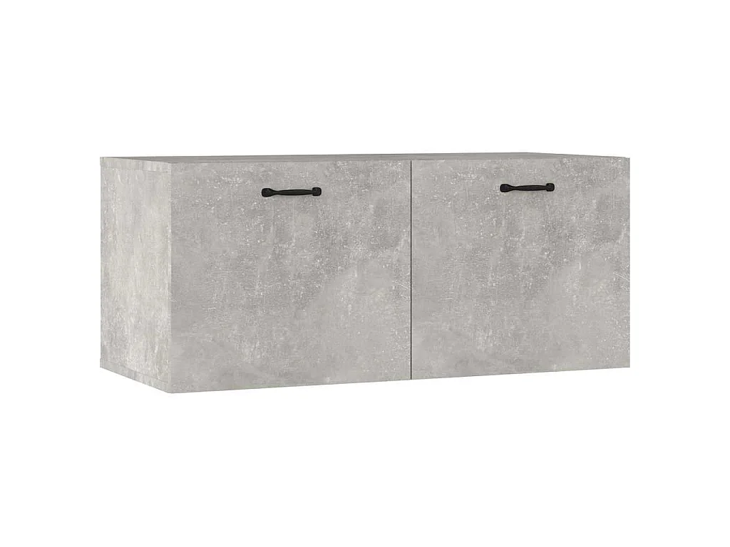 Armário parede 80x36,5x35 cm derivados madeira cinzento sonoma