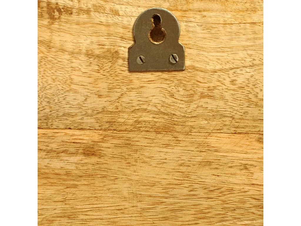 Wandschappen 2 st massief hout