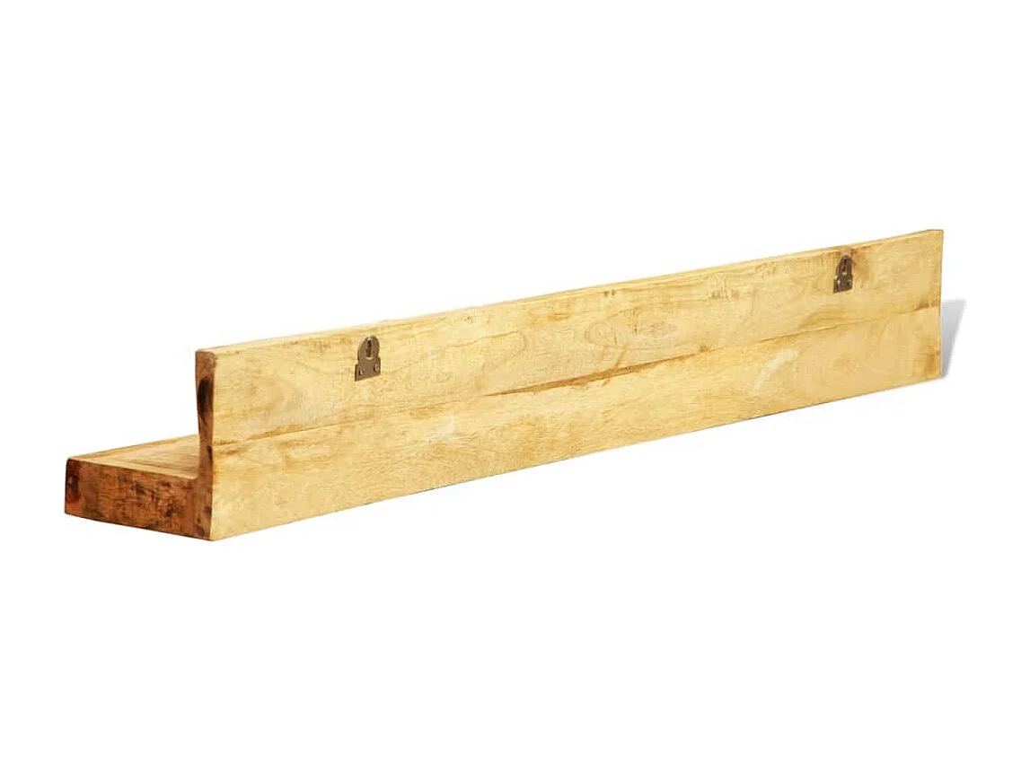 Wandschappen 2 st massief hout