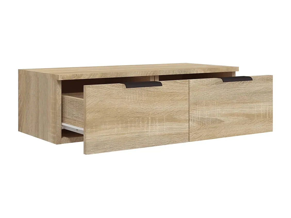 Wandschränke 2 Stk. Sonoma-Eiche 68x30x20 cm Holzwerkstoff
