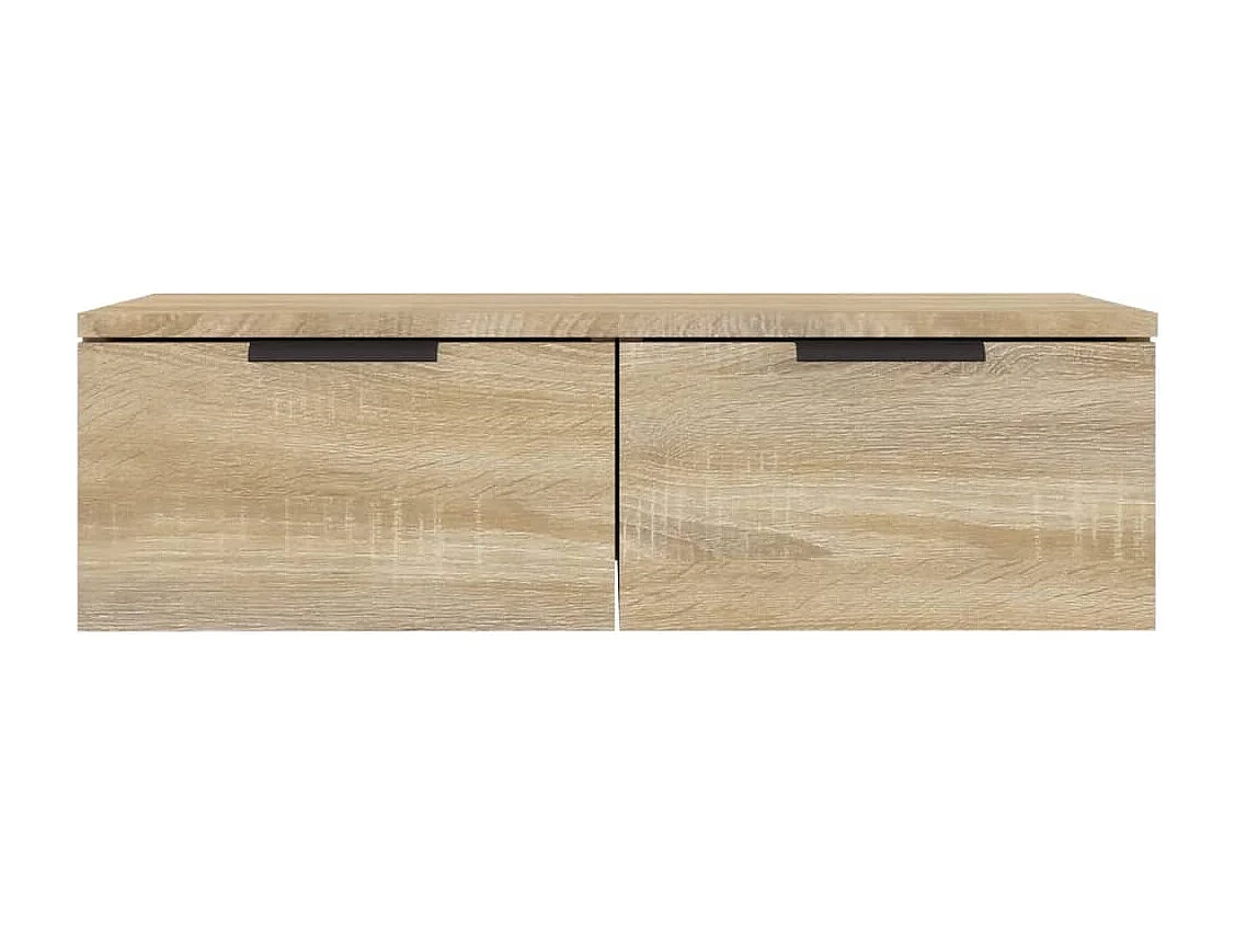 Wandschränke 2 Stk. Sonoma-Eiche 68x30x20 cm Holzwerkstoff