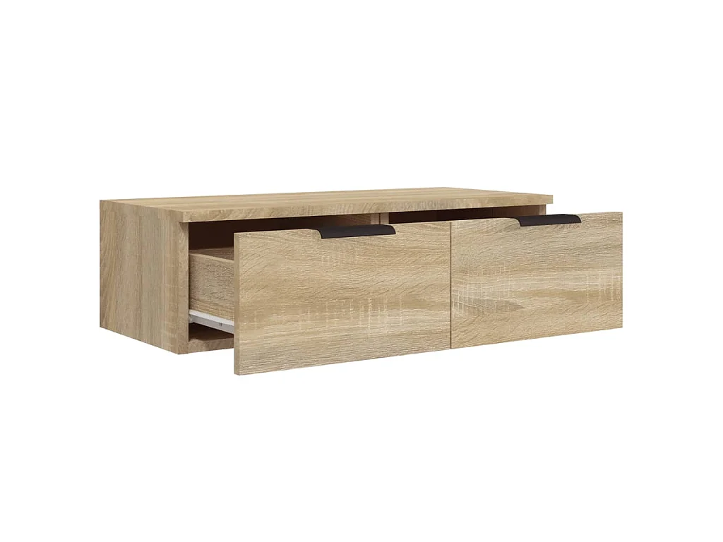 Mobili Pensili 2 pz Rovere Sonoma 68x30x20 cm Legno Multistrato