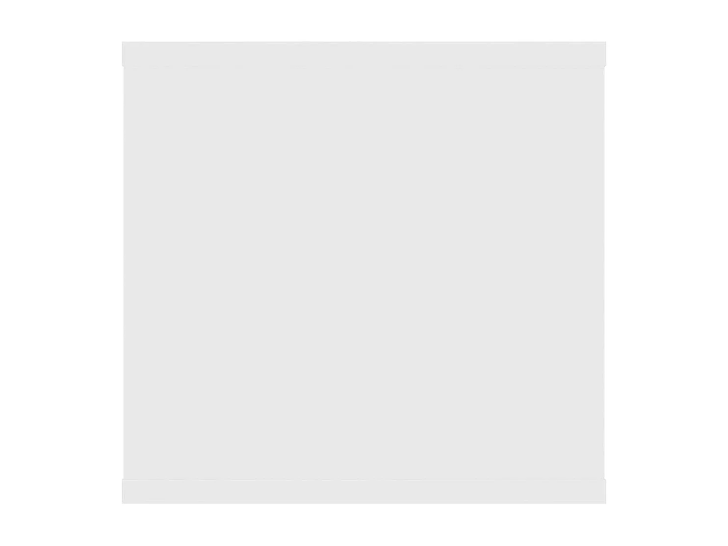 Scaffale a Parete Bianco 102x30x29 cm in Legno Multistrato