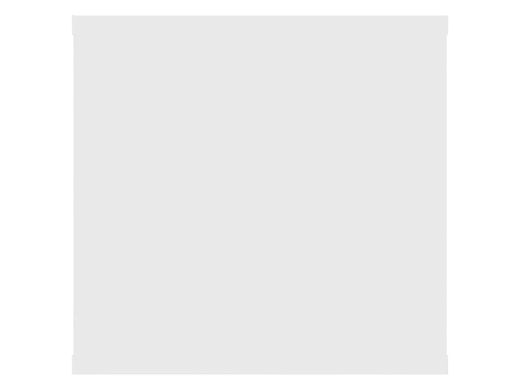 Wandschap 102x30x29 cm bewerkt hout wit