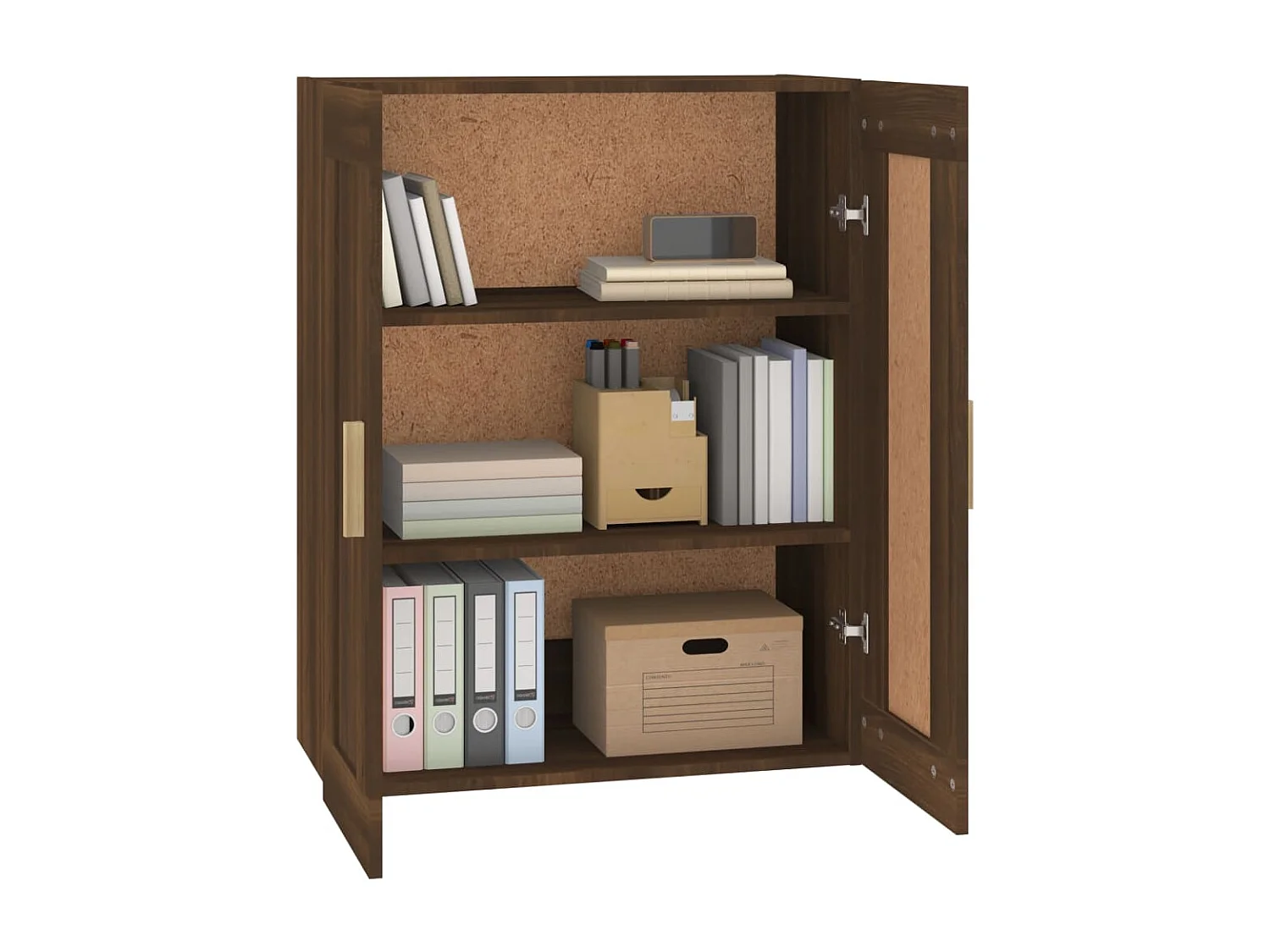 Armoire murale chêne marron 69,5x32,5x90 cm bois ingénierie