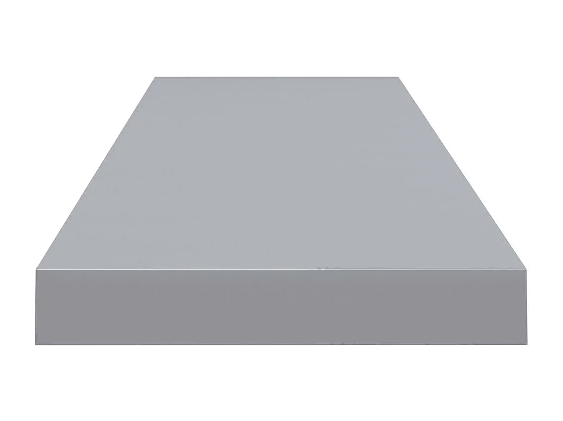 Étagères murales flottantes 4 pcs gris 90x23,5x3,8 cm MDF