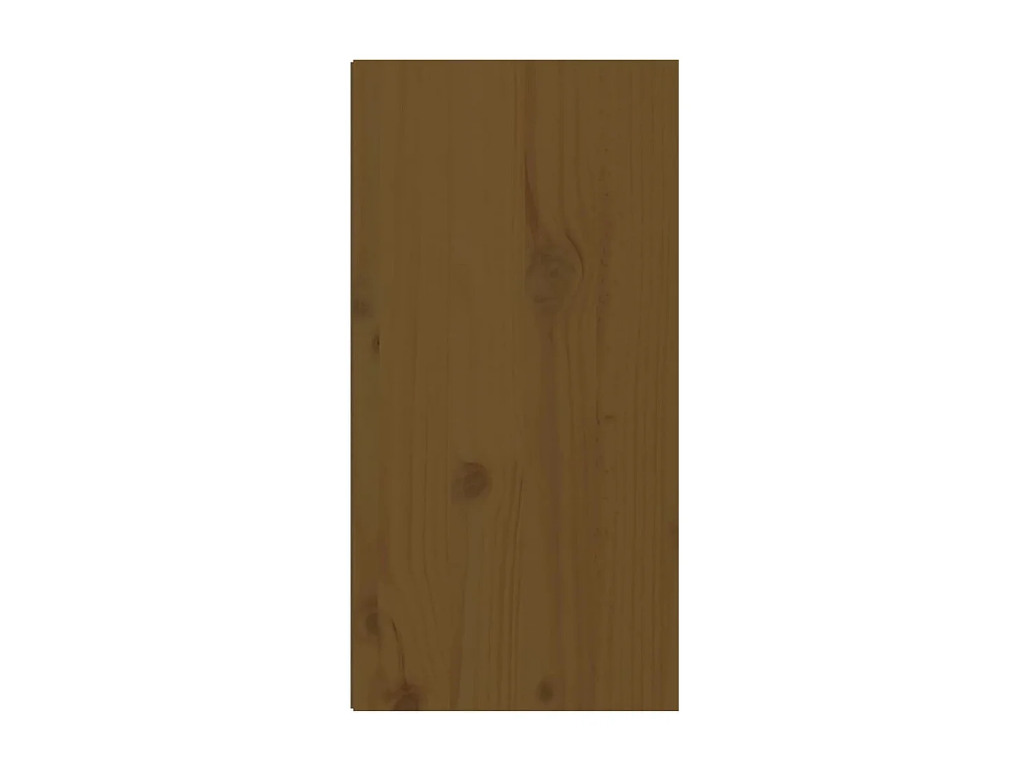 Armoires murales 2pcs Marron miel 30x30x60cm Bois de pin massif