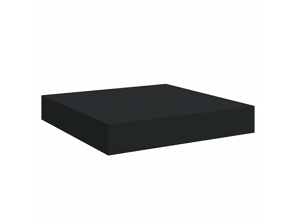 Schweberegal Schwarz 23x23,5x3,8 cm MDF