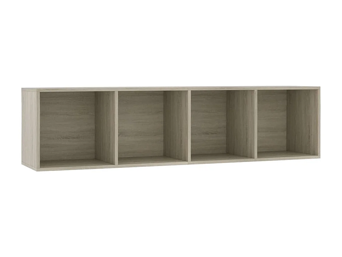 Bücherregal/TV-Schrank Sonoma-Eiche 143×30×36 cm