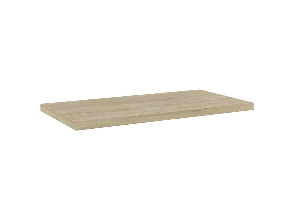 Panneau de bibliothèque 4 pcs chêne sonoma bois d’ingénierie