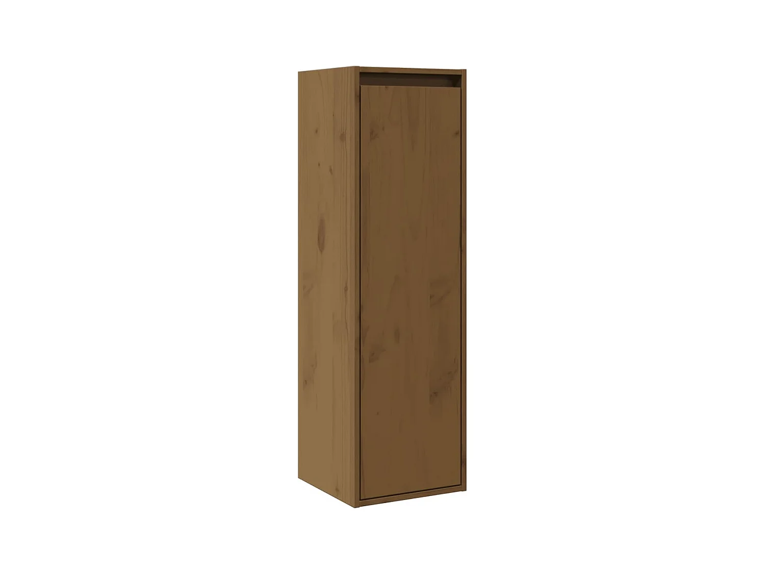 Armoire murale Marron miel 30x30x100 cm Bois de pin massif